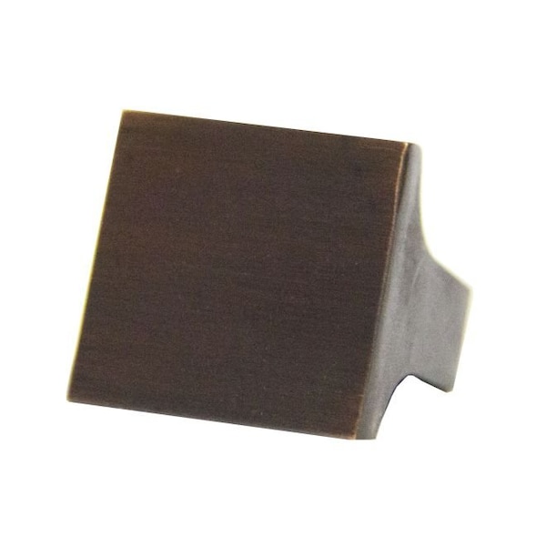 Crown 1" Square Cabinet Knob Oil Rubbed Bronze Finish CHK8312510B - main